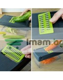 14в1 Мултифункционално кухненско ренде с приставки и контейнер